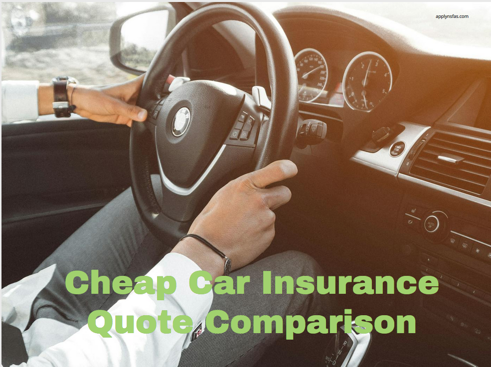 Cheap Car Insurance Quotes Online: Easily Compare And Save Money